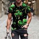 thumbnail image 2 of Mens Camisetas Casual Impreso Cuello Redondo Suéter, Deportes Camisetas Hombres Manga Corta Gimnasio Superior, 2 of 8