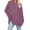 Purple, variant on My Items Shirts for Women Women's Long Sleeve Shirts Women's Long Sleeve Loose Knit Ribbed Shirt Lightweight Belted Blouse Xl
