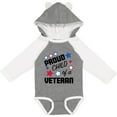thumbnail image 3 of Inktastic Proud Child of a Veteran Veterans Day Boys or Girls Long Sleeve Baby Bodysuit, 3 of 5