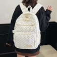 thumbnail image 4 of Girls Backpack Cute Polka Dots Backpack with Lunch Box Pencil Case Elementary Kids School Bag, 4 of 5