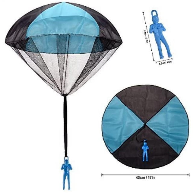Shxx Juguete de paracaídas, paracaídas de juguete para lanzar sin enredos, juguetes voladores para niños al aire libre, no requiere batería ni ensamblaje (juego de 4 piezas) Xq-wc586