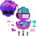 thumbnail image 1 of Polly Pocket Monster High Compact with 3 Micro Dolls & 10 Accessories, Opens to High School, 1 of 2