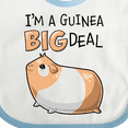 thumbnail image 4 of Inktastic I'm a Guinea Big Deal with Cute Guinea Pig Boys or Girls Baby Bib, 4 of 4