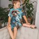 thumbnail image 4 of Balery Stylish Dog in Denim Outfit Conjunto de Pijama Infantil de Manga Corta con Estampado – Ropa de Dormir de Algodón Suave-4X-Large, 4 of 6
