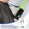 thumbnail image 6 of Uxcell Two-way Radio Walkie Talkie Case Waterproof Bag with Lanyard & Clip, Portable Radio Waterproof Case Pouch Transparent, 6 of 7