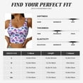 thumbnail image 5 of Pofeuu crystal Skull record lips Print Sports Bra for Women Sexy Vest Yoga Running Gym Fitness Crop Bras Tops-Large, 5 of 8