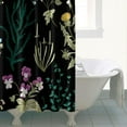 thumbnail image 5 of Waterproof Boho Style Shower Curtain 72x84 Inch Colorful Floral Vintage Polyester Unique Shower Curtain for Bathroom Hotel Home Decor with 12 Plastic Hooks, 5 of 5