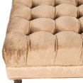 thumbnail image 5 of Safavieh Clark Classic Glam Tufted Cocktail Ottoman w/ Casters, 5 of 6