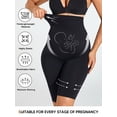 thumbnail image 6 of Athlemo Plus Size Maternity Shorts Over The Belly Shorts for Pregnancy Workout Yoga Athletic Casual Lounge, 6 of 8