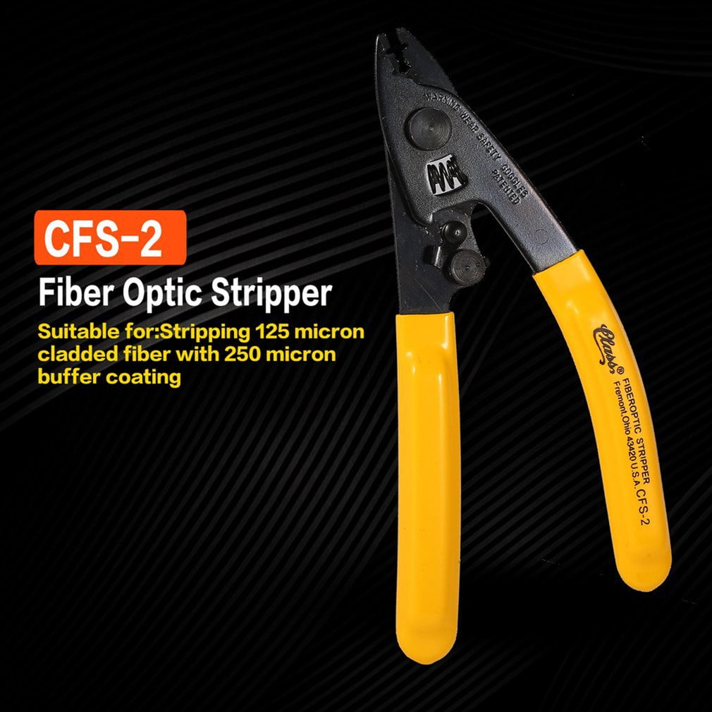 Fiber Optic Stripper CFS-2 Fiber Cable Stripper 2 Holes Optical Stripping Tool 
