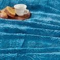 thumbnail image 6 of Home Soft Things Herringbone Faux Fur Throw - Blue - 50" x 60", 6 of 10