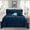 Navy, variant on Elegant Comfort 10-Piece Bed-in-a-Bag, Multi-Ruffle Comforter Set, Includes Bed Sheet with Double Sided Storage Pockets & Decorative Pillows, Multi-Ruffle Comforter, Full/Queen, White
