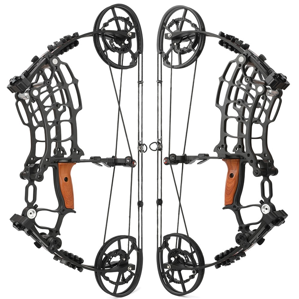 AMEYXGS Archery US Compound Bow Set 30-60lbs Steel Ball Arrows Dual-use