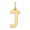 thumbnail image 1 of Diamond2Deal 14K Pendentif Initial Lettre J en Or Jaune pour Femmes, 1 of 3