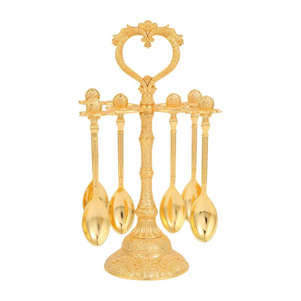 Decorative Holder with Spoons Cutlery Set Ice Cream Spoons Spoons