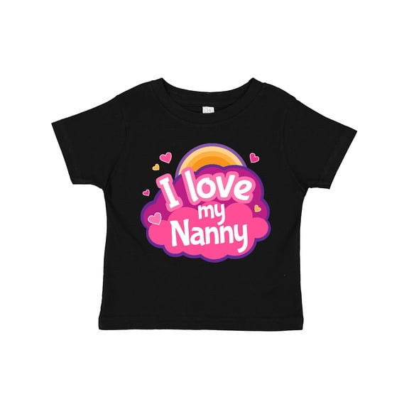 Inktastic I Love My Nanny Grandchild Girls Toddler T-Shirt