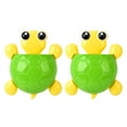 thumbnail image 1 of Milisten 2pcs Turtle Wall Holder Suction Cup Toothbrush Rack Toothpaste Container Hanging Sundries Organizer Green, 1 of 5