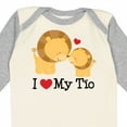 thumbnail image 4 of Inktastic I Love My Tio Uncle for Nephew Boys or Girls Long Sleeve Baby Bodysuit, 4 of 5