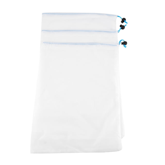 JUEGO DE 11 BOLSAS DE MALLA REUTILIBLES CONDÓN, ALMACENAMIENTO DE COMESTBLES LAVABLE Y PARA Frutas, Verduras, Juguetes, Viajes y Productos para el Hogar