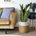 thumbnail image 3 of Flower Pot Rope Basket Dirty Clothes Basket Round Cotton Rope Office Storage Clothes Jewelry Boxes Home Storage Box,30CM, 3 of 5