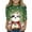 #A06-Green, variant on Abcomgle Girls Christmas Shirts Size 6 Cute Dog Snowman Firework Tshirts for Girls Crewneck 3/4 Sleeve Tshirts for Kids Fall Funny Cute Tee Top Girls,8-9 Years