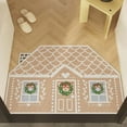 thumbnail image 7 of KOYPTL Christmas Rugs for Front Door,40*60 Cute House Bathroom Mat Non Slip Durable Washable Absorbent Doormat,Bedroom Mat for Indoor Outdoor Porch Home Decor, 7 of 7