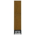 thumbnail image 6 of Simpli Home Banting SOLID HARDWOOD and Metal 66 inch x 30 inchRectangle Modern Industrial Bookcase in Medium Saddle Brown, 6 of 13