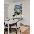 thumbnail image 4 of Marmont Hill "The Almalfi Coast" Painting Print on Canvas, 4 of 7