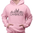 thumbnail image 2 of Skyline Cambridge England Hoodie Sweatshirt Unisex 5X-Large Pink, 2 of 5