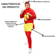 thumbnail image 3 of Disfraz de Chapulín Colorado Adulto Hombre Talla XXL, 3 of 6