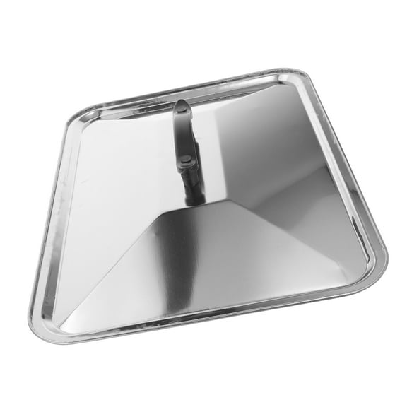 Toyvian Rectangular Pot Lid Stainless Steel 1Pcs for Restaurant Use with Heat Retention