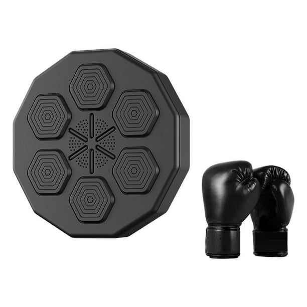 Music Boxing Machine, Boxing Machine with Boxing Gloves,Boxing Trainer PU  Leather Punching Pad For Boxing,Professional Boxing Mat Soft Air Punching  Bag,Fitness Exercise Workout 