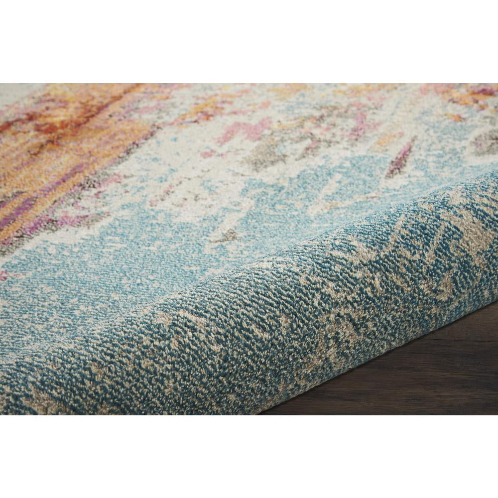 Nourison Celestial Abstract Sealife 5'3" x round Area Rug, (5 Round)