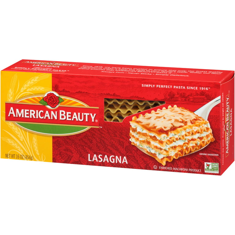 American Beauty 16 Oz Lasagna Pasta