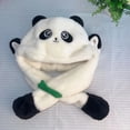 thumbnail image 6 of Kids Winter Ear Protection Hat, Panda Animal Plush Cap With Moving Ears, Warm Fleece Lined Headwear For Boys And Girls, Outdoor Play And Cold Weather, 6 of 6