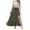 Army Green, variant on Yueyer Womens Boho Floral Slit Maxi Skirt Split Thigh High Waisted Long Beach Midi Wrap Skirts