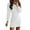White, variant on Dresses for Women 2024 Womens Long Batwing Sleeve Wrap V Neck Knitted Backless Bodycon Pullover Sweater Dress With Belt Womens Dresses (White,M)