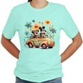 thumbnail image 2 of Mickey Flower and Garden Shirt, Epcot Unisex Casual Short Sleeve (Mint-2X Large), 2 of 7