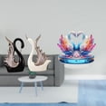 thumbnail image 2 of Elegante Figura De Cisne De Cerámica Acrílica, Escultura De Mesa, Centro De Mesa, Adorno De Escritorio Para Estantería, Aniversario, Chimenea, Estantería, Oficina, Día De San Valentín., 2 of 8