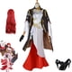 thumbnail image 2 of Peluca de disfraz de Cosplay de Honkai Himeko, juego Honkai: Star Rail, vestido de cosplay, cabello, fiesta de carnaval, Halloween, mujeres, XS-3XL, 2 of 5