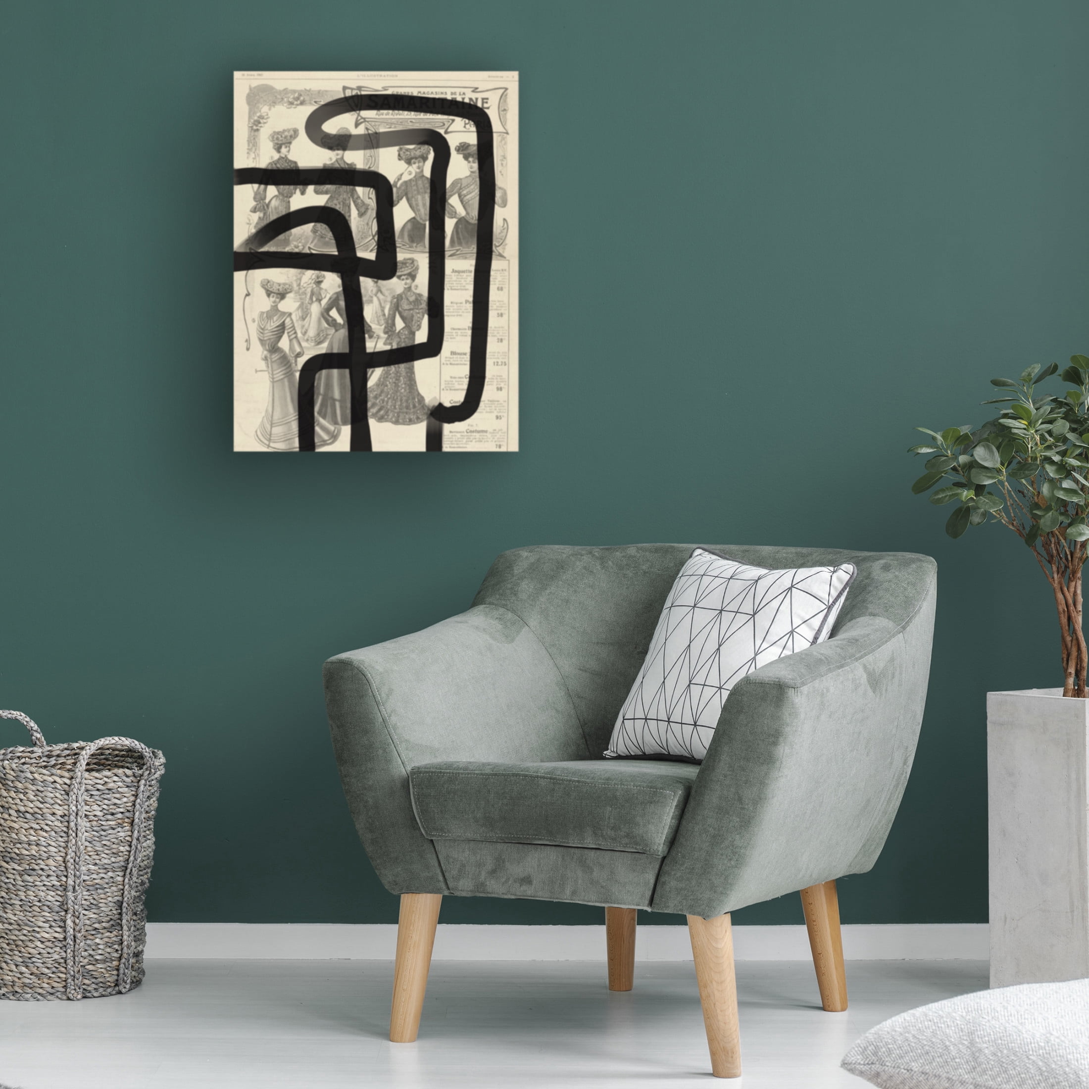 Trademark Fine Art Yopie Studio Abstract paper I Canvas Wall Art