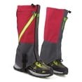 thumbnail image 2 of Waterpoof Leg Guard Gaiter Camping Outdoor Senderismo BOLSILLO CON CREMALLERA rojo Cola Botas de senderismo, 2 of 8