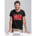 thumbnail image 2 of Brush Painting Of Turkey T-Shirt Men -Image by Shutterstock, Male Large, 2 of 4