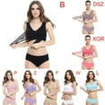 thumbnail image 4 of Women Push Up Vest Bra, Athletic Lace Cross Side Buckle Vest Bra + Lingerie Briefs Set Adjustable Padded Sport Bra for Yoga Sauna Running Workout Fitness, 4 of 4