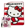 thumbnail image 3 of Hello Kitty Waving Stripes Silk Touch Throw Blanket, 3 of 6