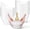 Clear, variant on 24 count 4 L Ice Bucket for Parties, Plastic Oval Storage Tub with Handle for , , Ice Drink Bucket for , Champagne, , , Beverage Tub for Wedding, Bar, Picnic, Pool(Clear)
