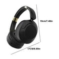 thumbnail image 3 of Nkmbld Portable Bluetooth Headphones, Headphones Wireless Bluetooth Headset Subwoofer Bluetooth 5.3 Mobile Computer Game Music Sports Game Headphones, Black, 3 of 6