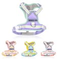 thumbnail image 2 of Nuevo arnés reflectante para perros, arnés para perros con nombre y número de identificación personalizables, correa para mascotas de estilo lindo, collar para perros a prueba de explosiones, 2 of 5