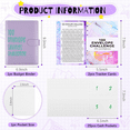 thumbnail image 2 of 100 Envelopes Money Saving Challenge Binder, YITUMU Savings Binder with Cash Envelopes, Budget Binder for Planning and Saving 5050, Budget Planner Book for Budgeting, Savings Challenges Sheets, Purple, 2 of 8