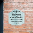 thumbnail image 3 of Heritage Plus Volunteer Coordinator – Connecting Hearts To Serve Wall or Door Sign | Church and Place of Worship Signs- Medium, 3 of 9